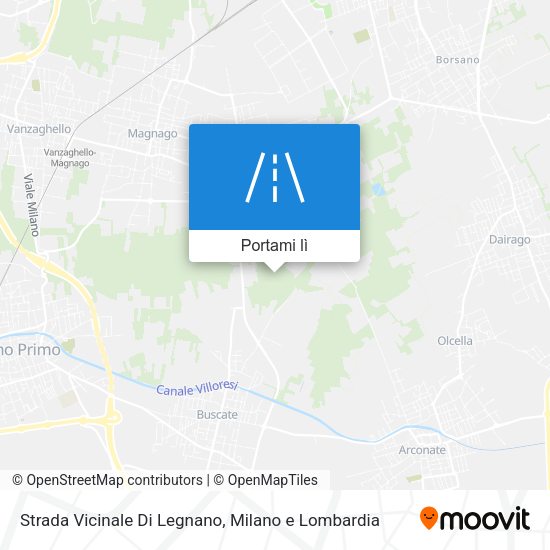 Mappa Strada Vicinale Di Legnano