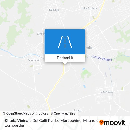 Mappa Strada Vicinale Dei Galli Per Le Marocchine