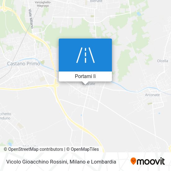 Mappa Vicolo Gioacchino Rossini
