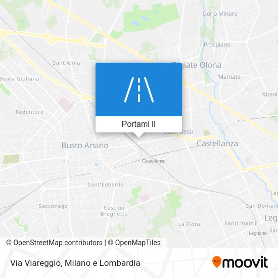 Mappa Via Viareggio