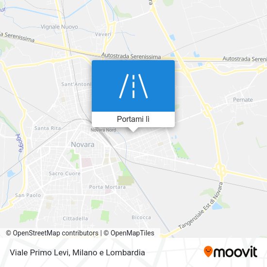 Mappa Viale Primo Levi