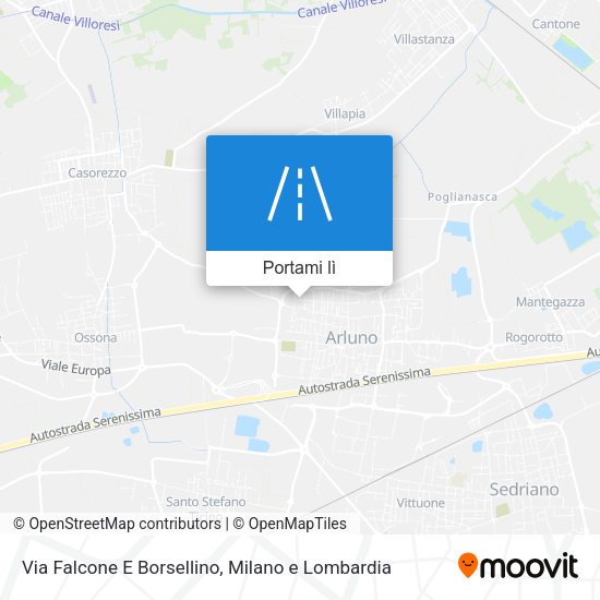 Mappa Via Falcone E Borsellino