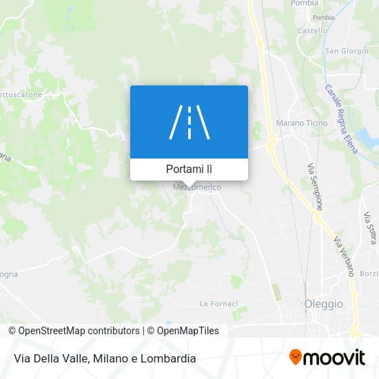 Mappa Via Della Valle