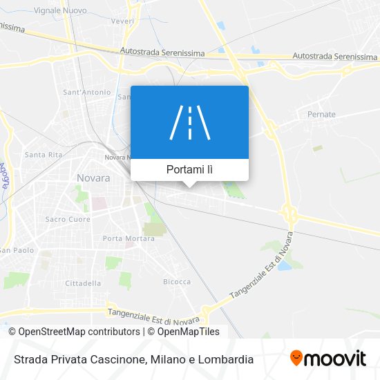 Mappa Strada Privata Cascinone