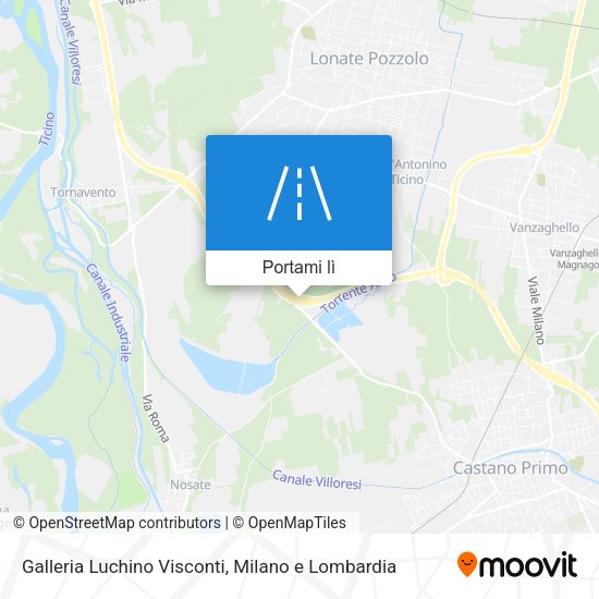 Mappa Galleria Luchino Visconti