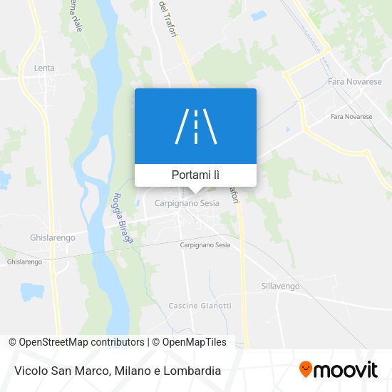 Mappa Vicolo San Marco