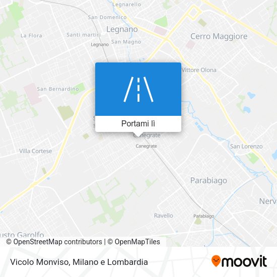 Mappa Vicolo Monviso