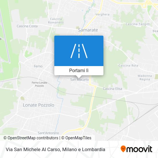 Mappa Via San Michele Al Carso