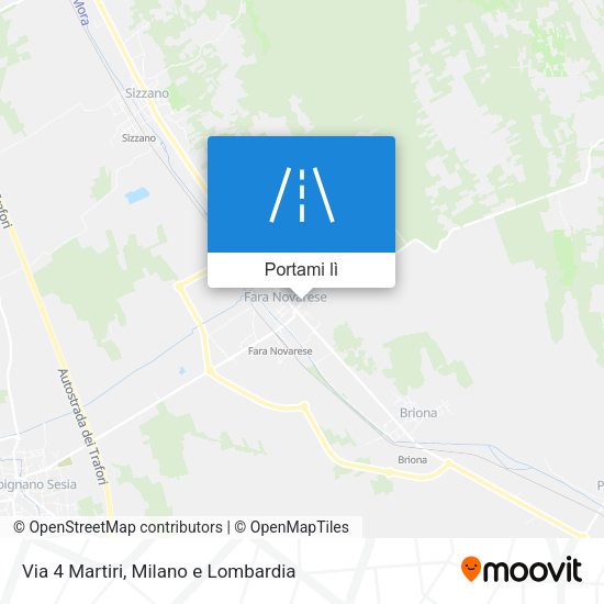 Mappa Via 4 Martiri