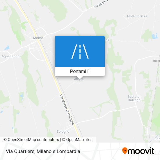 Mappa Via Quartiere