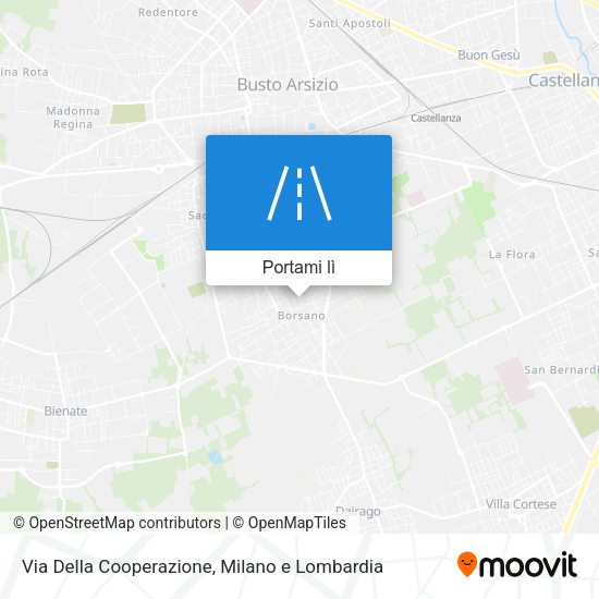 Mappa Via Della Cooperazione