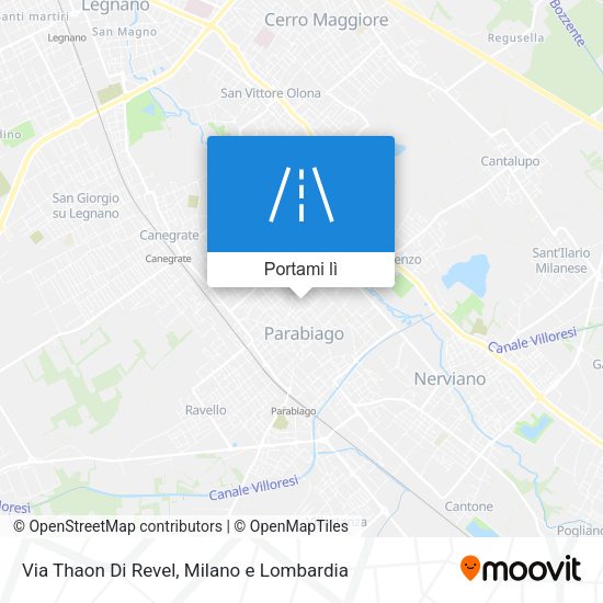 Mappa Via Thaon Di Revel