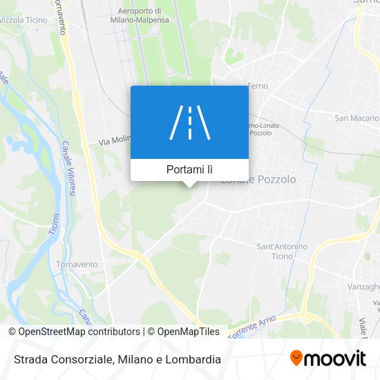 Mappa Strada Consorziale