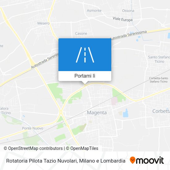 Mappa Rotatoria Pilota Tazio Nuvolari
