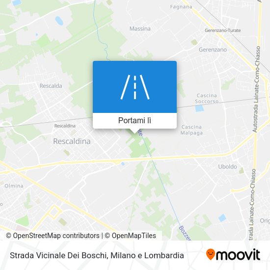 Mappa Strada Vicinale Dei Boschi