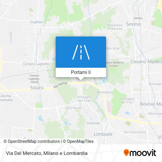 Mappa Via Del Mercato