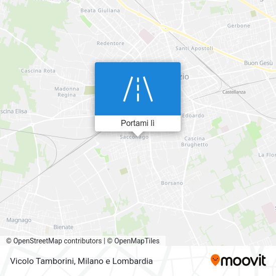 Mappa Vicolo Tamborini