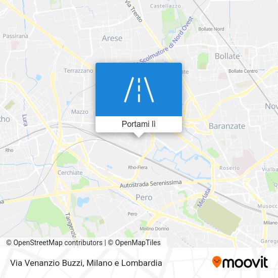 Mappa Via Venanzio Buzzi