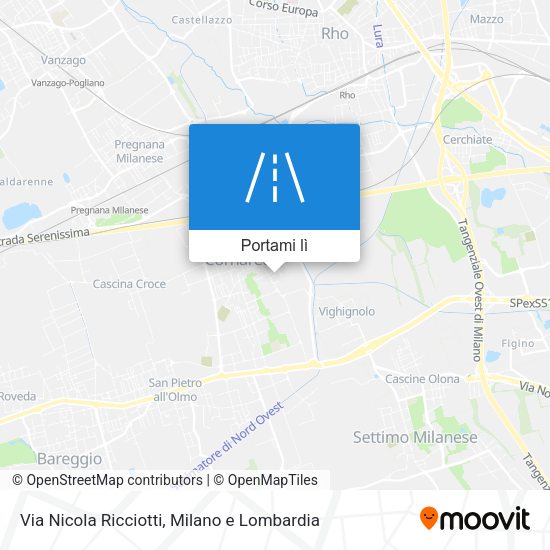 Mappa Via Nicola Ricciotti