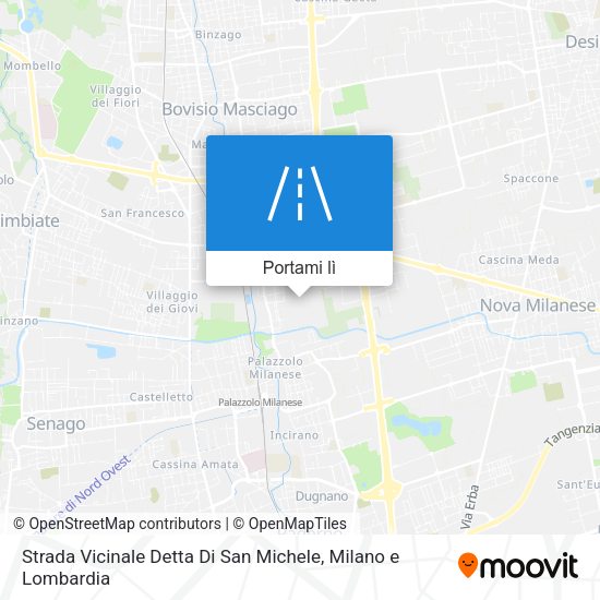 Mappa Strada Vicinale Detta Di San Michele