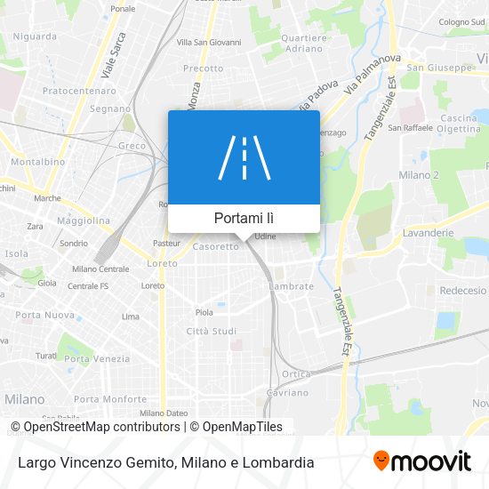Mappa Largo Vincenzo Gemito