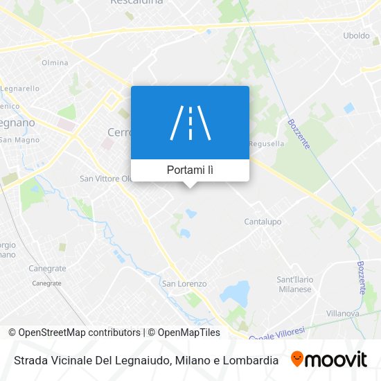Mappa Strada Vicinale Del Legnaiudo