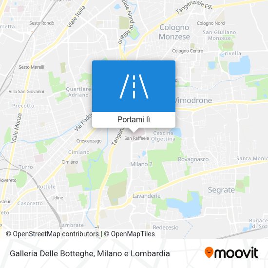 Mappa Galleria Delle Botteghe