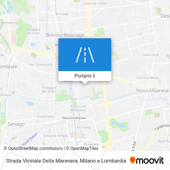 Mappa Strada Vicinale Della Marenera