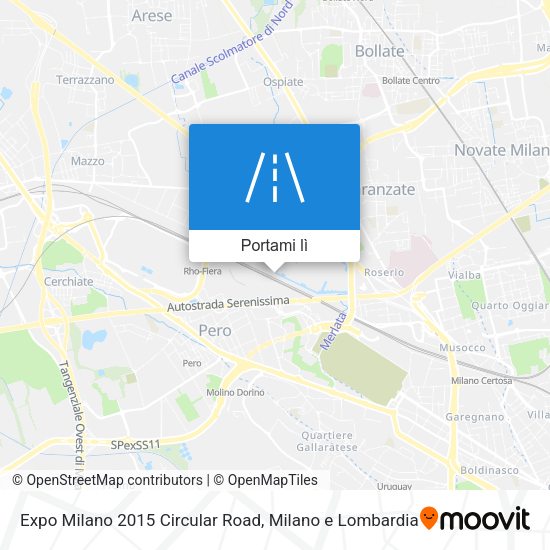 Mappa Expo Milano 2015 Circular Road