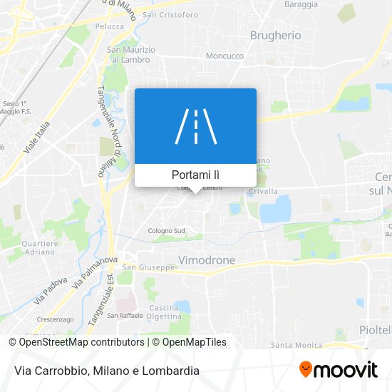 Mappa Via Carrobbio