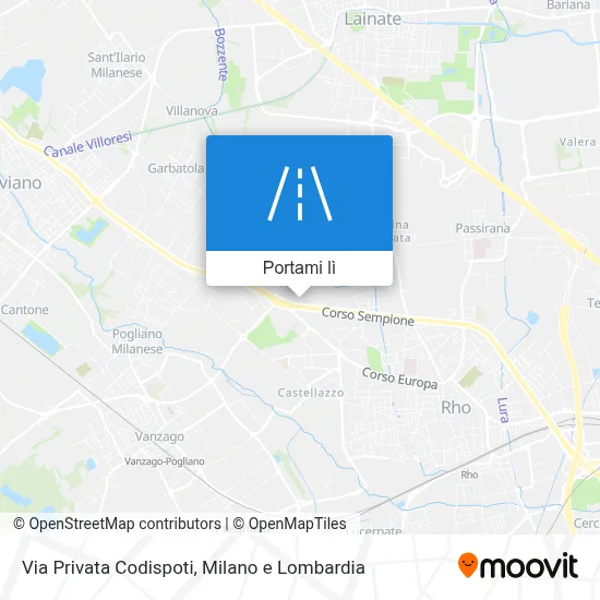 Mappa Via Privata Codispoti