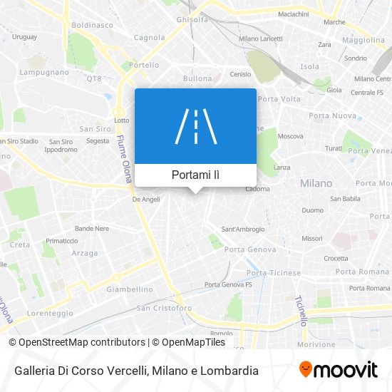 Mappa Galleria Di Corso Vercelli