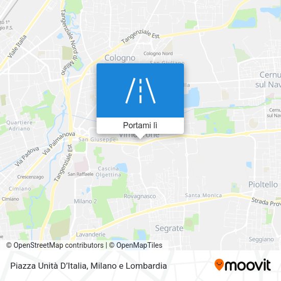 Mappa Piazza Unità D’Italia