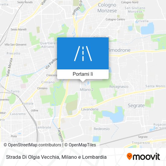 Mappa Strada Di Olgia Vecchia