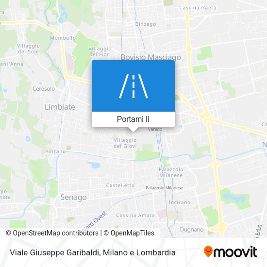 Mappa Viale Giuseppe Garibaldi