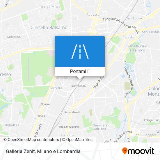 Mappa Galleria Zenit