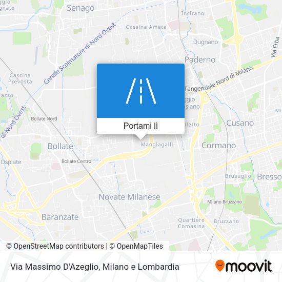 Mappa Via Massimo D'Azeglio