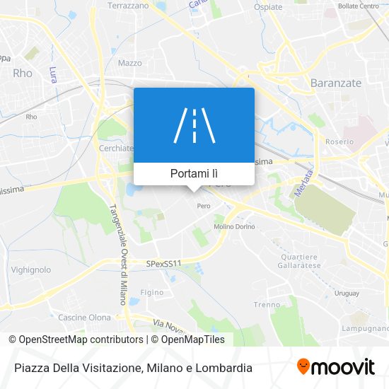 Mappa Piazza Della Visitazione