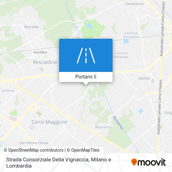 Mappa Strada Consorziale Della Vignaccia