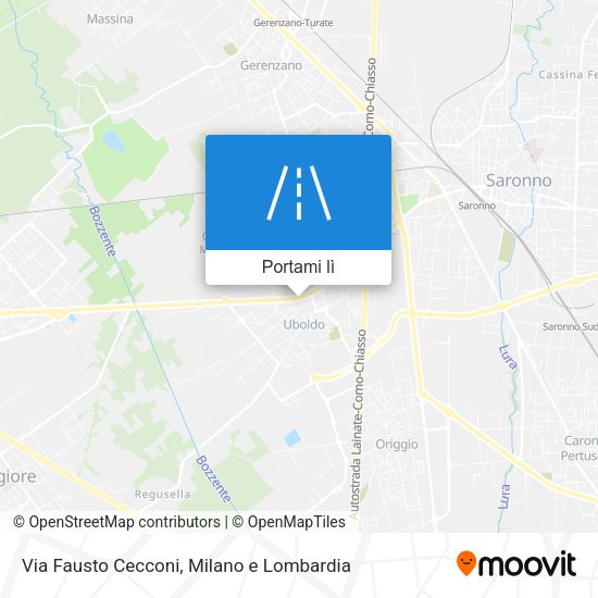 Mappa Via Fausto Cecconi