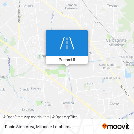 Mappa Panic Stop Area