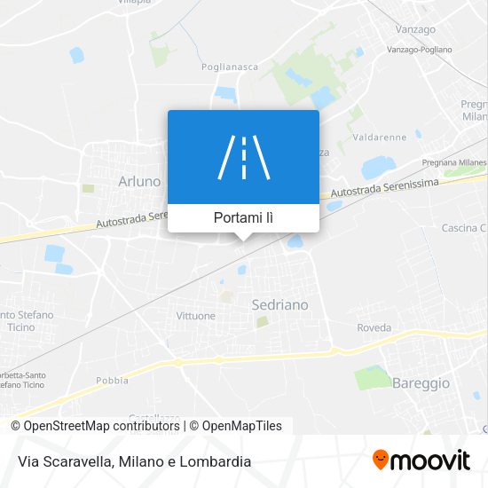 Mappa Via Scaravella