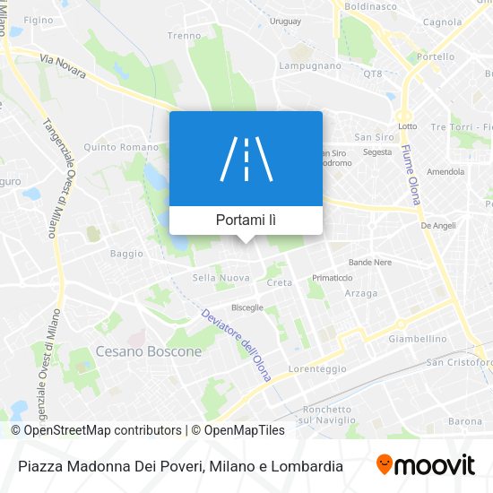 Mappa Piazza Madonna Dei Poveri