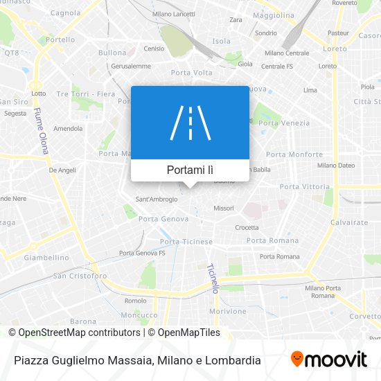 Mappa Piazza Guglielmo Massaia