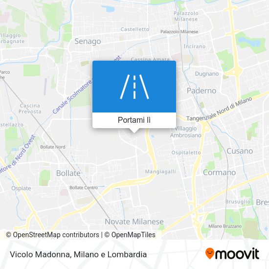 Mappa Vicolo Madonna