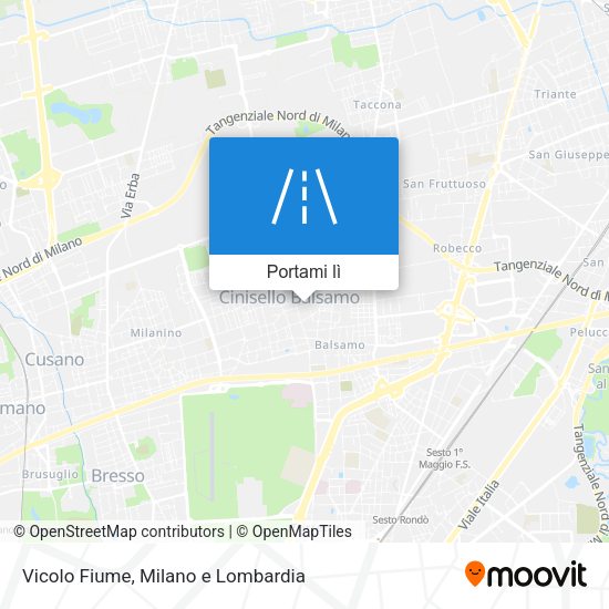 Mappa Vicolo Fiume
