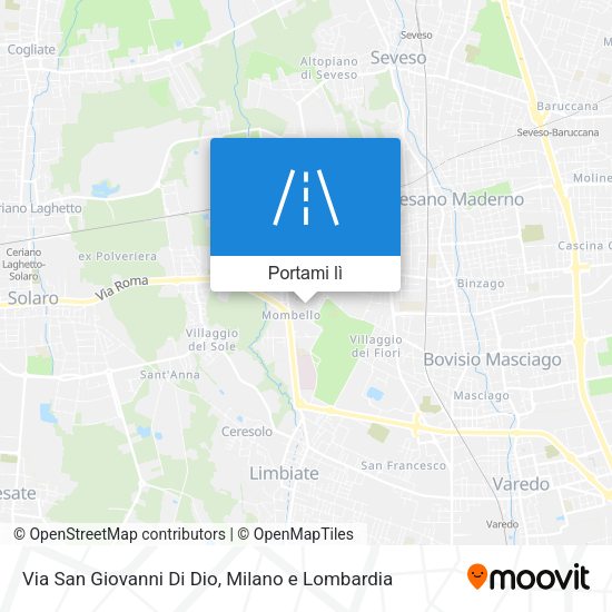 Mappa Via San Giovanni Di Dio