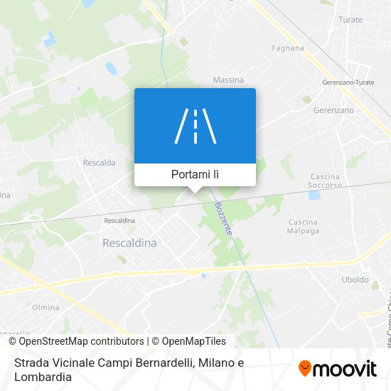 Mappa Strada Vicinale Campi Bernardelli