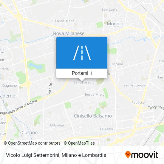 Mappa Vicolo Luigi Settembrini