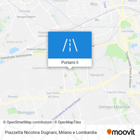 Mappa Piazzetta Nicolina Dugnani